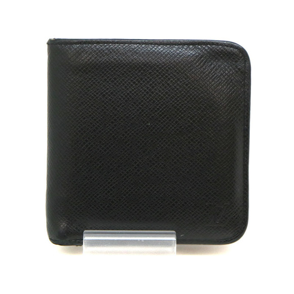 Louis Vuitton Taiga Monnaie Black Porte Bien Zip Leather Wallet Ardoise - Picture 1 of 6